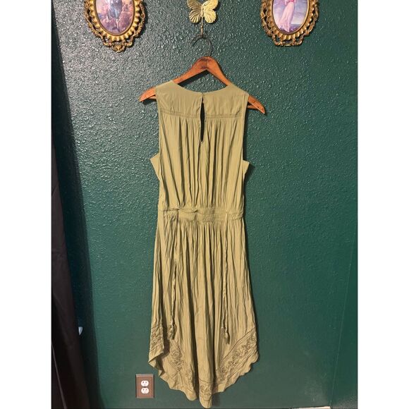Ramy Brook Hailey Dress - Olive Green color. Size Medium - Picture 6 of 6